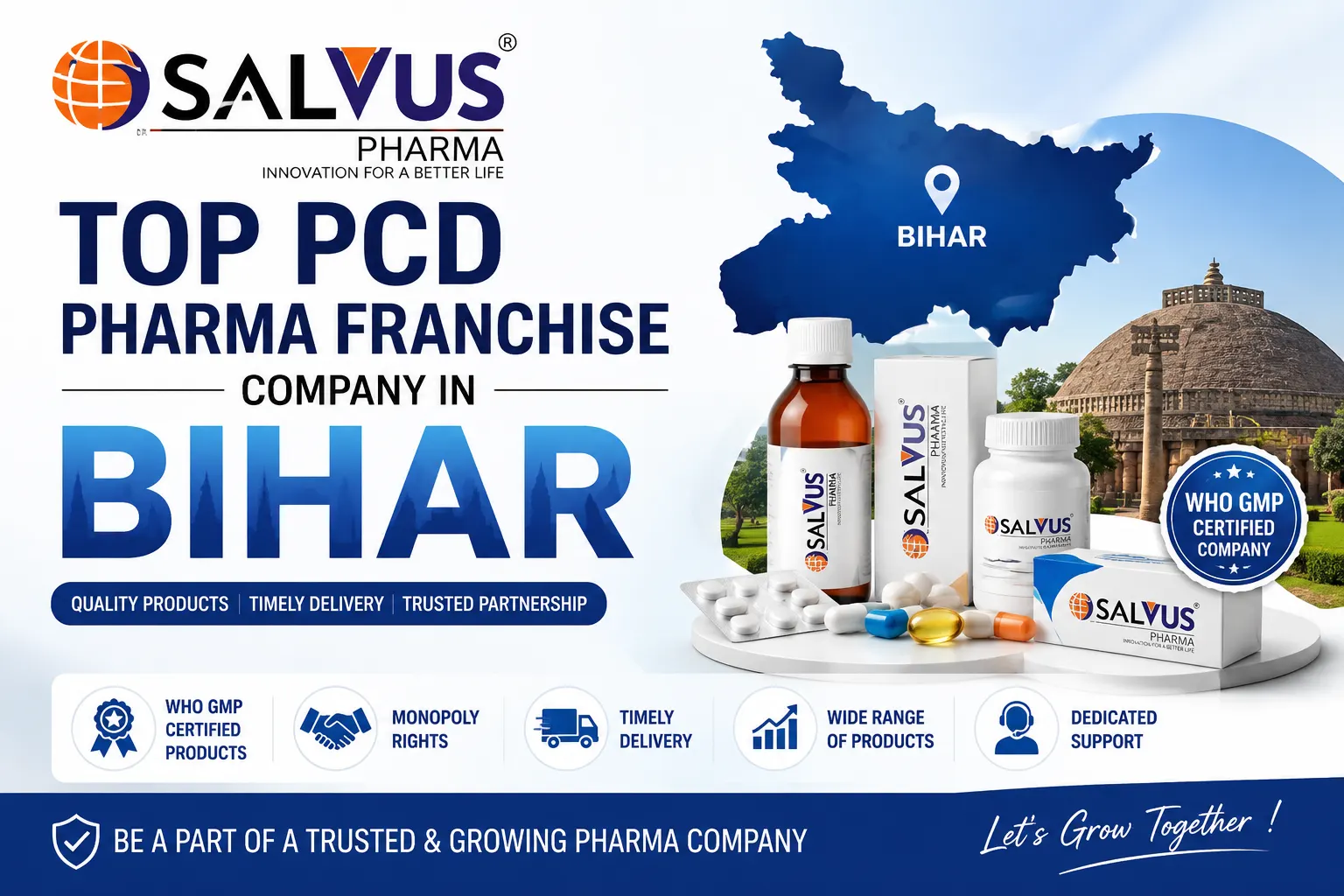 Top PCD Pharma Franchise Company in Bihar