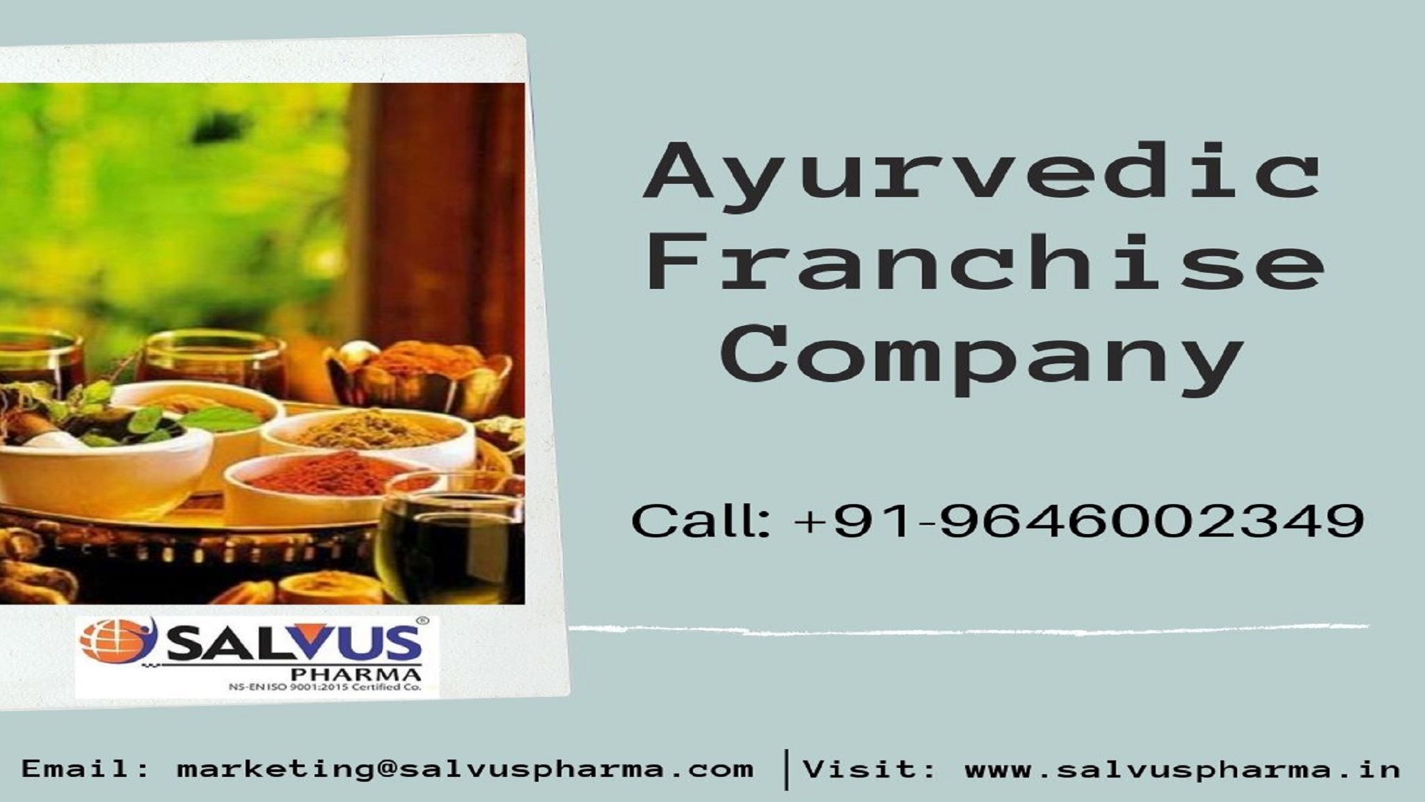 Best Ayurvedic PCD Franchise Company Salvus Pharma