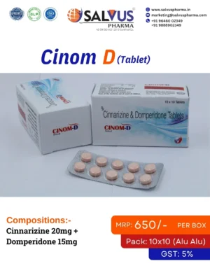Cinnarizine 20mg + Domperidone 15mg