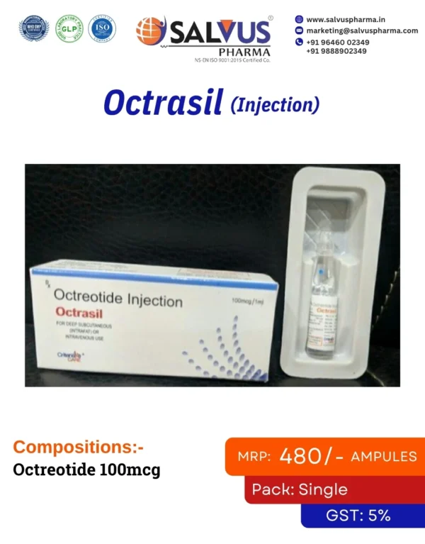Octreotide 100mcg Injection Manufacturer | Supplier | Franchise