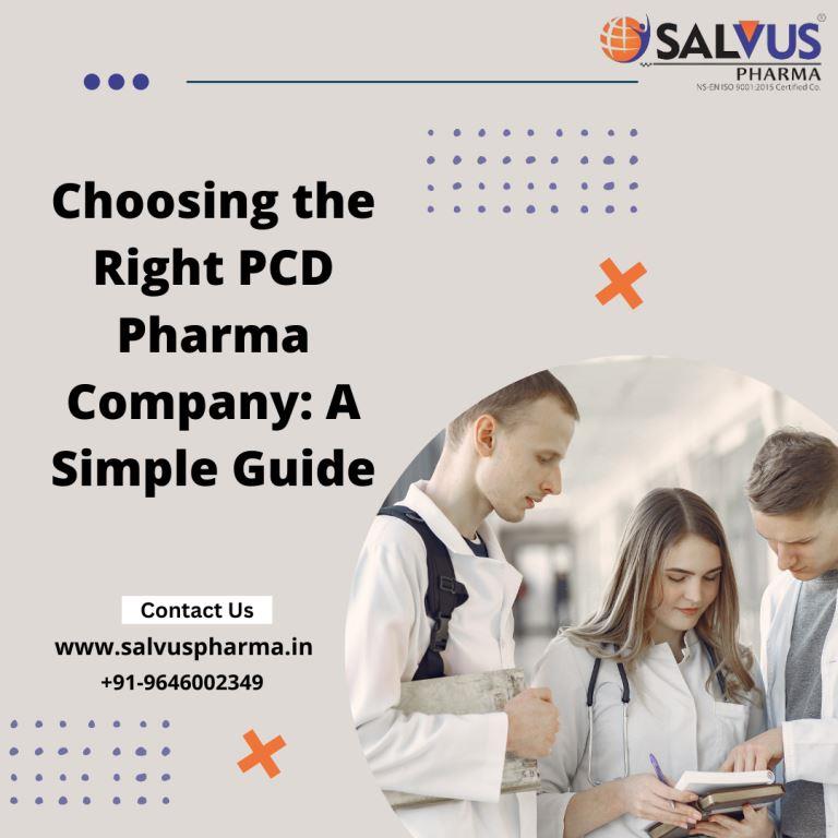 Choosing the Right PCD Pharma Company
