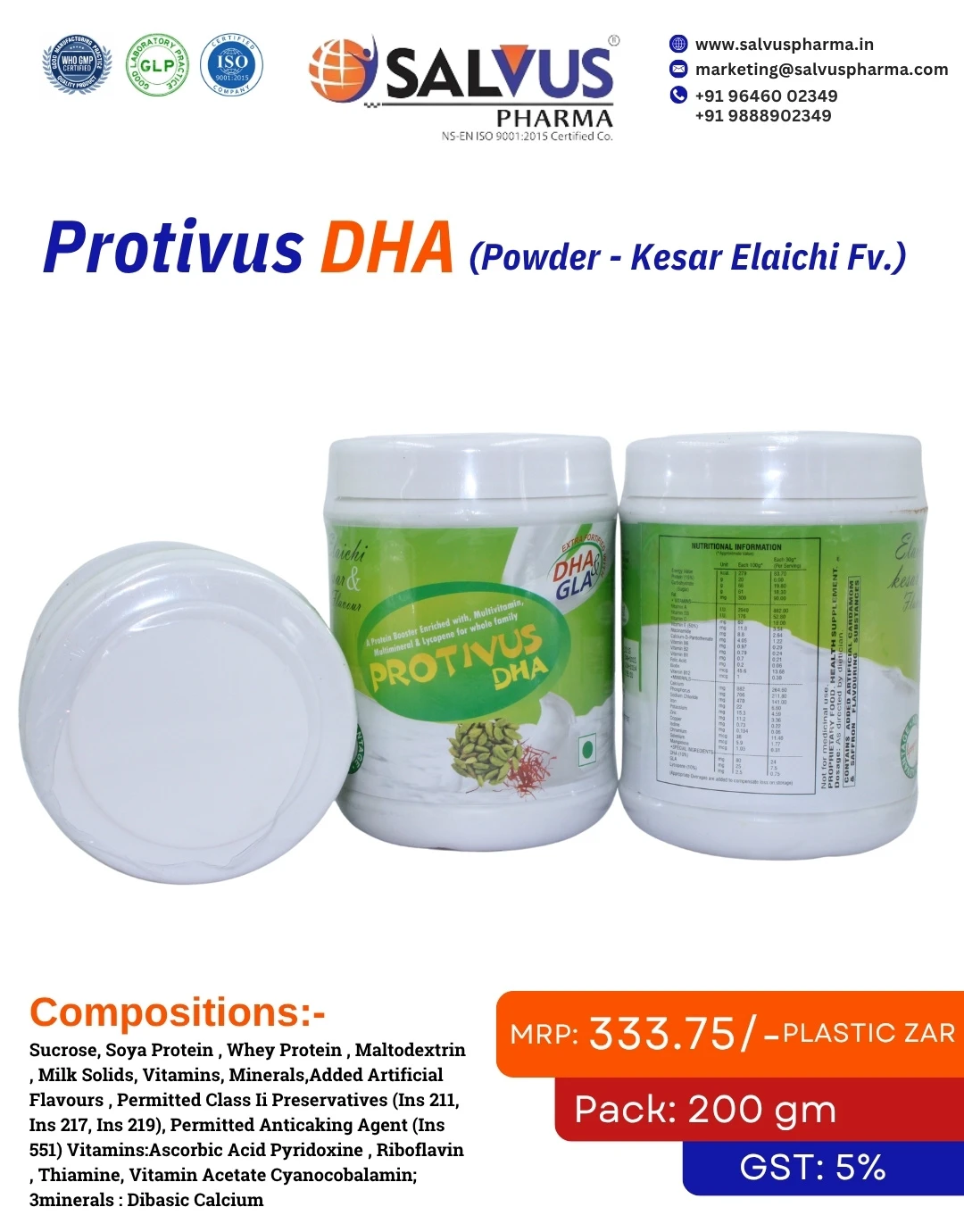 Protivus DHA Powder