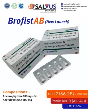 Acebrophylline and N-Acetylcysteine Tablet