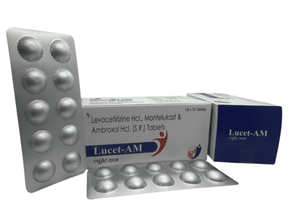 Levocetirizine, Montelukast, and Ambroxol Tablets