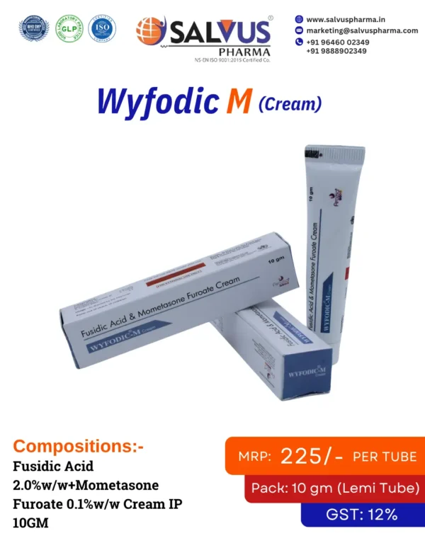 Fusidic Acid and Mometasone Furoate Cream