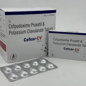 Cefpodoxime 200mg and Potassium Clavulanate 125mg Tablets
