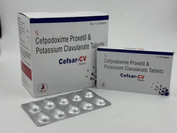 Cefpodoxime 200mg and Potassium Clavulanate 125mg Tablets