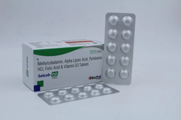 Methylcobalamin IP 1500 mcg + Alpha Lipoic Acid IP 100 mg + Pyridoxine Hydrochloride IP 3 mg + Folic Acid IP 1.5 mg + Vitamin D3 IP 1000 IU 