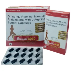 Ginseng, Vitamins, Minerals, Antioxidants with L-Arginine Softgel