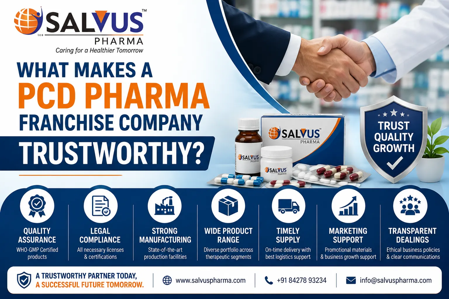 What Makes a PCD Pharma Franchise Company Trustworthy?